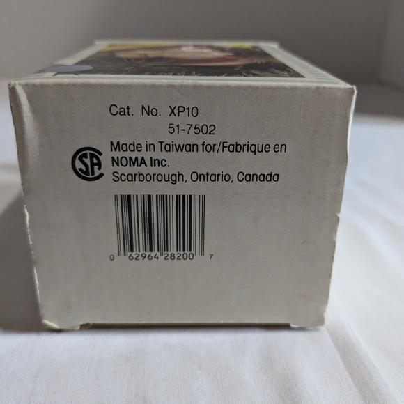 VTG Noma Santa Illuminated Christmas Tree Ornament With Extension Light Taiwan - Picture 15 of 16